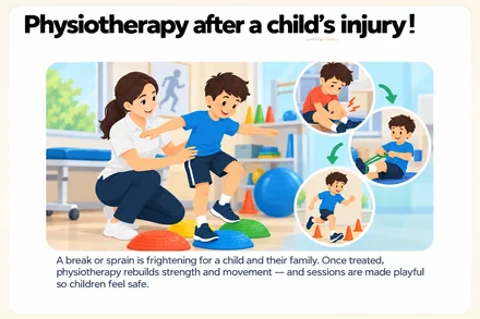 Physiotherapy after a child&rsquo;s injury! &mdash; rebuilding strength and movement through playful sessions