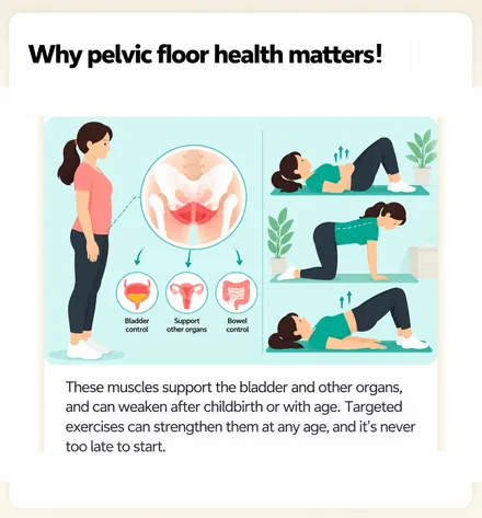 Why pelvic floor health matters! &mdash; targeted exercises can strengthen these muscles at any age