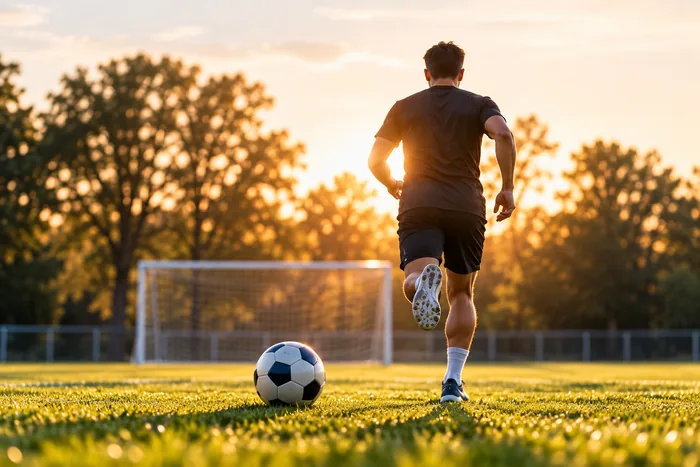 Football player returning to sport